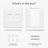 IYOKIยฎ Classic Switch Cover for Philips Hue Button, 2-Gang
