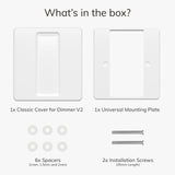 IYOKIยฎ Classic Switch Cover for Philips Hue Dimmer V2, 1-Gang