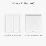 IYOKIยฎ Pro Switch Cover for Philips Hue Dimmer V2, 2-Gang