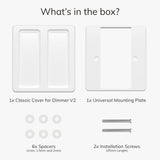 IYOKI® Classic Switch Cover for Philips Hue Dimmer V2, 2-Gang