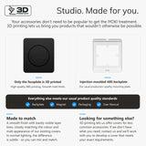 IYOKI® Studio Pro Switch Cover for Philips Hue Tap Dial, Black, 1-Gang