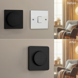IYOKI® Studio Pro Switch Cover for Philips Hue Tap Dial, Black, 1-Gang