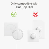 IYOKI® Studio 3D Printed Standard Switch Cover for Philips Hue Tap Dial, 1-Gang
