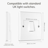IYOKI® Studio 3D Printed Standard Switch Cover for Philips Hue Tap Dial, Black, 1-Gang