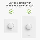 IYOKI® Classic Switch Cover for Philips Hue Button, 2-Gang - IYOKI