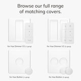 IYOKI® Classic Switch Cover for Philips Hue Button, 2-Gang - IYOKI