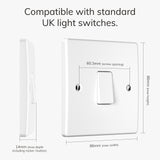 IYOKI® Standard Switch Cover for Philips Hue Dimmer V2, 2-Gang - IYOKI